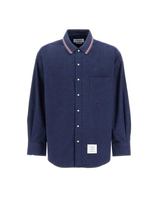 Thom Browne Blue Casual Shirts for men