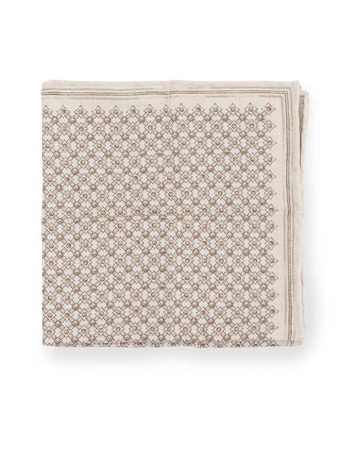 Brunello Cucinelli Natural Handkerchiefs for men