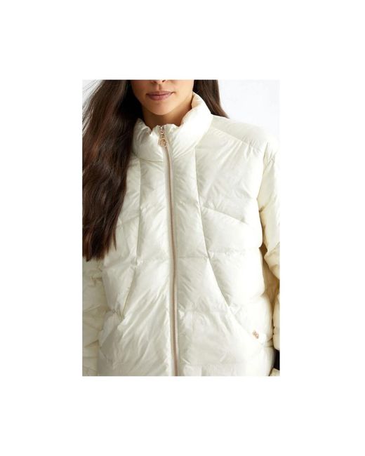 Liu Jo White Winter Jackets