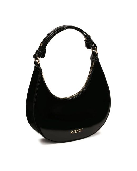 Kazar Black Kleine Handtasche Aus Lackleder