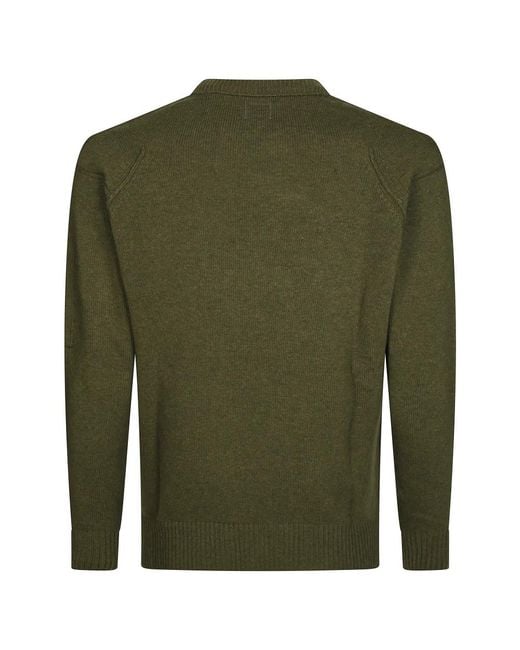 C P Company Round-Neck Knitwear in het Green voor heren