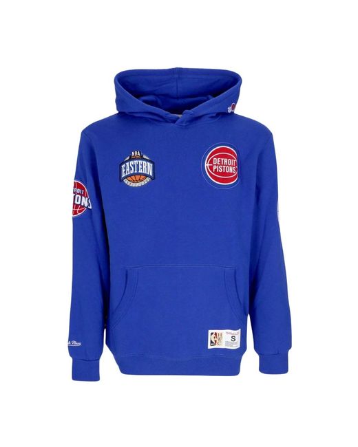 Mitchell & Ness Hoodies in het Blue voor heren