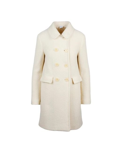 Aspesi Natural Double-Breasted Coats