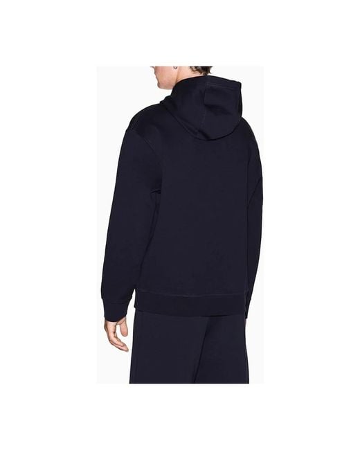 ARMANI EXCHANGE Blue Hoodies for men