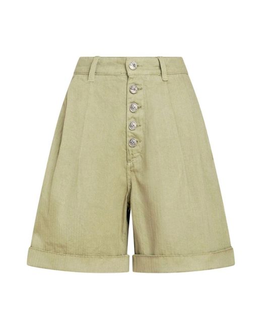 Etro Green Short Shorts
