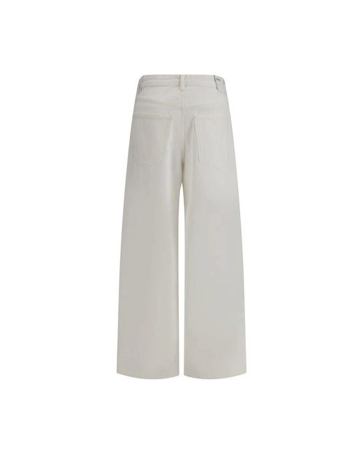 Agolde Gray Wide Jeans