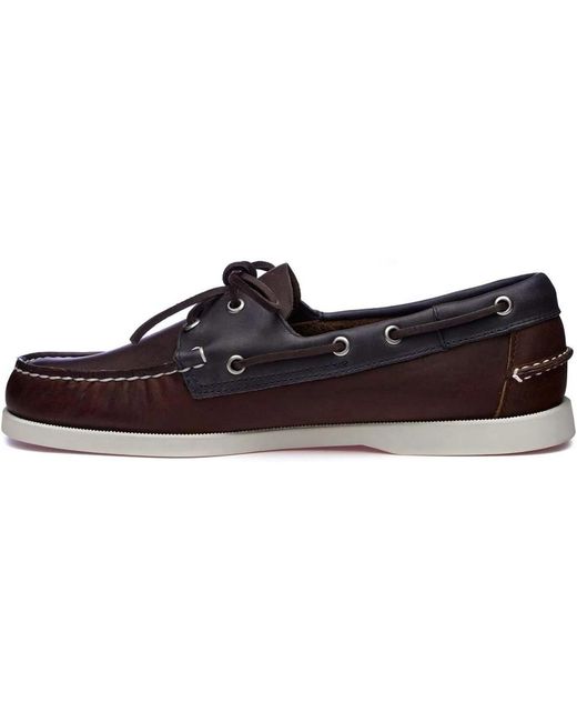 Sebago Blue Boat Shoes for men
