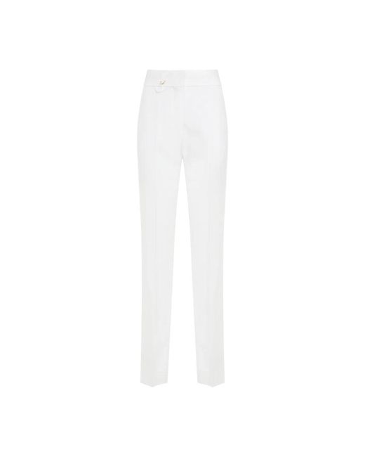 Pantalones blancos tibau cintura alta Jacquemus de color White