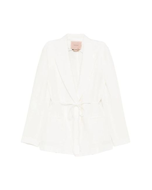 Twinset White Blazers