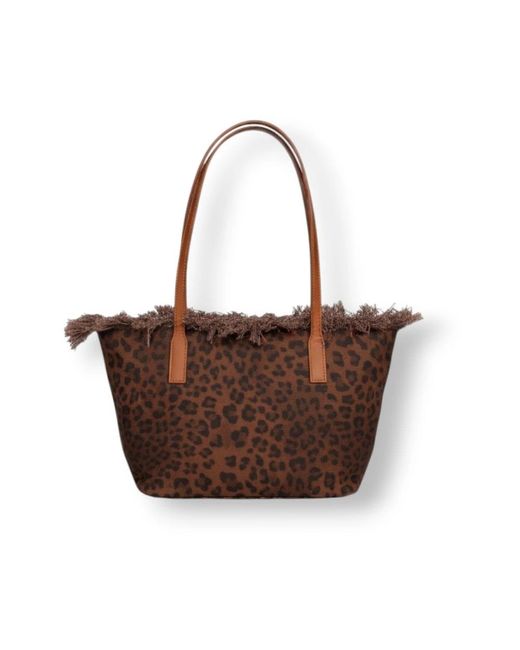 Mc2 Saint Barth Brown Tote Bags