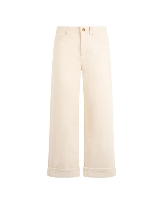 Moncler Natural Wide Trousers