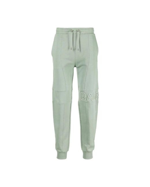 Balmain Groene Casual Activewear Sweatpants in het Green voor heren