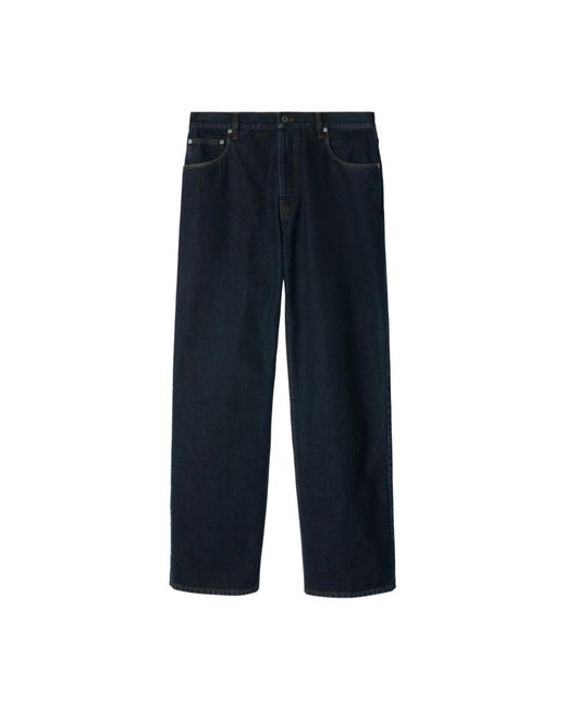 Burberry Blue Straight Fit Jeans for men
