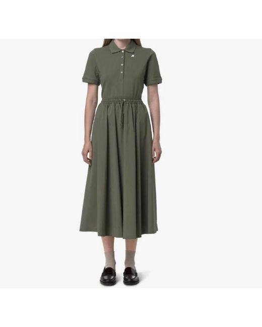 K-Way Green Midi Skirts