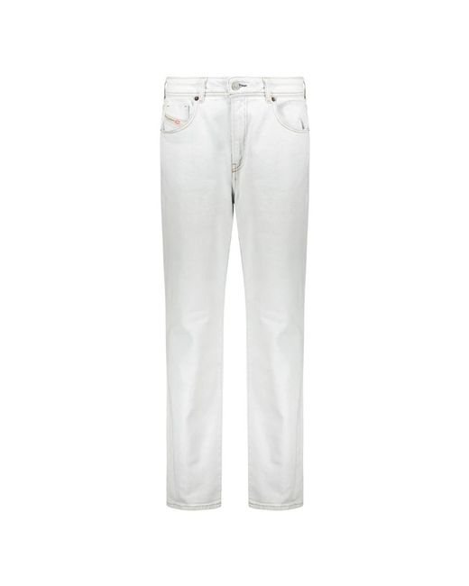 DIESEL Gray Straight Jeans