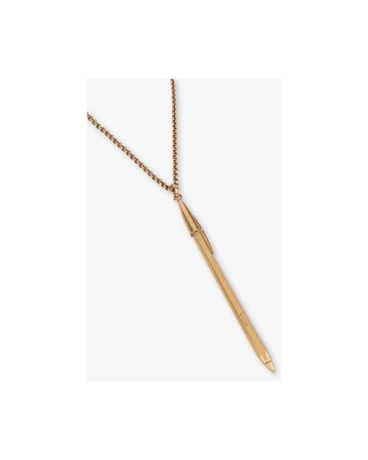Moschino Metallic Necklaces