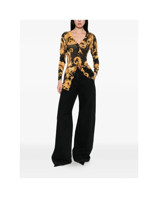 Versace Jeans Couture Yellow Cardigans