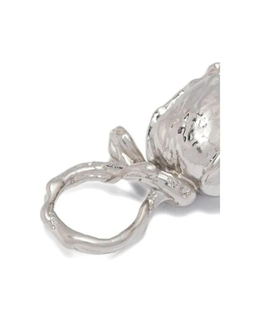 Rings Marni de color Metallic