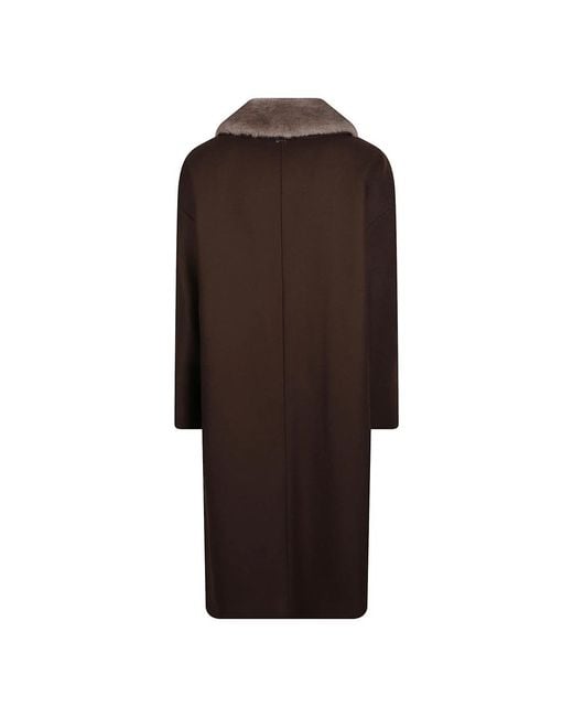 Single-Breasted Coats Herno de color Brown
