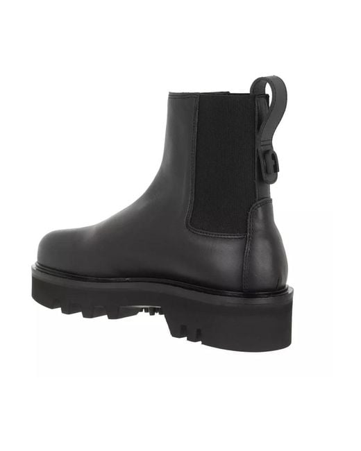 Furla Black Chelsea Boots