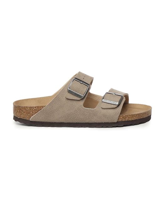 Birkenstock Sandalen Met Gespsluiting in het Natural voor heren