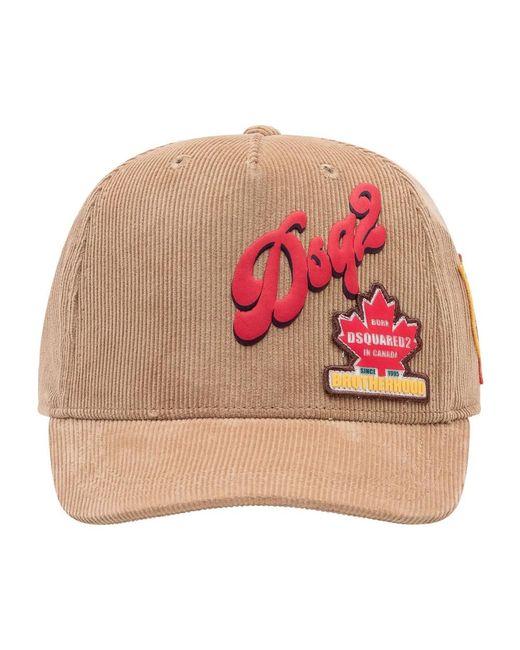 DSquared² Multi Patch Baseball Cap in het Pink