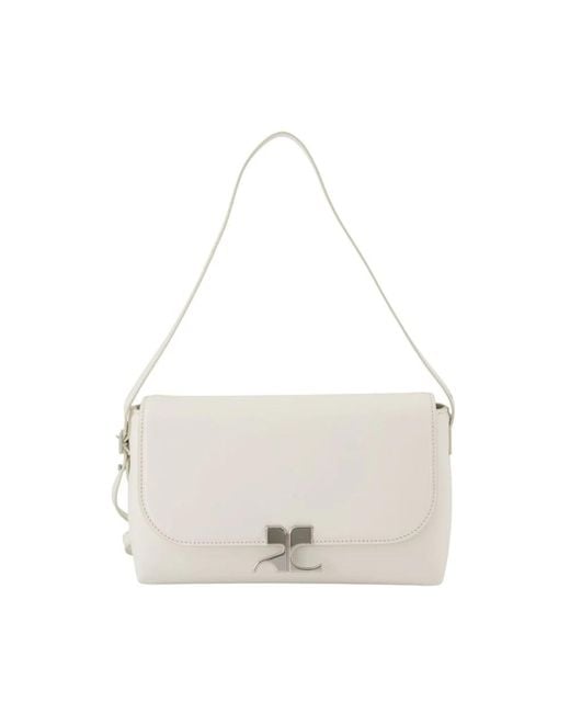 Courreges White Shoulder Bags