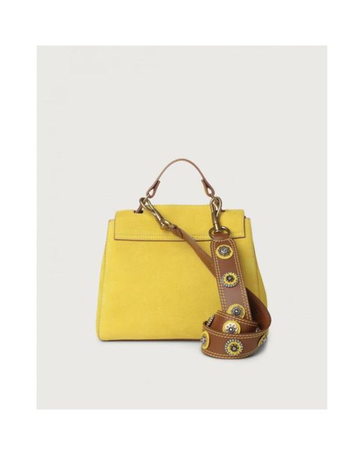 Orciani Yellow Handbags