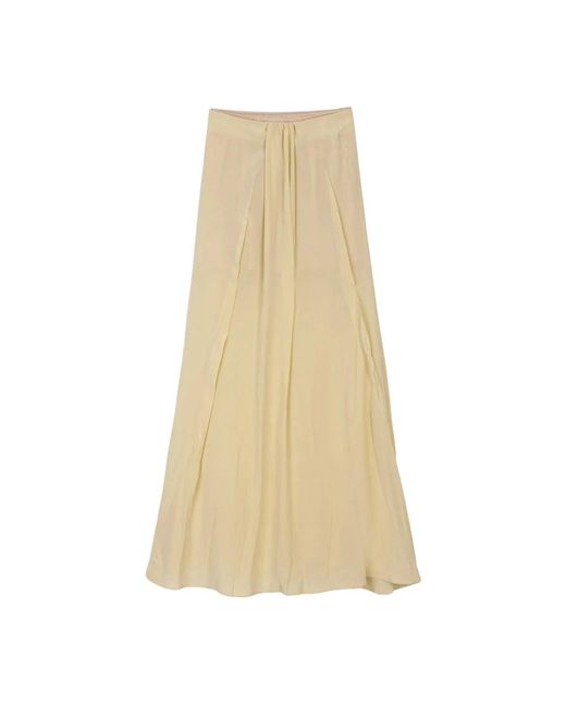 Maxi Skirts Alysi de color Natural
