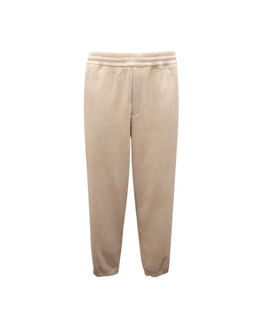 Sweatpants di Armani in Natural da Uomo