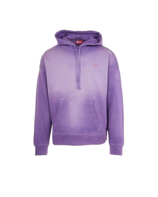 Hoodies DIESEL de hombre de color Purple
