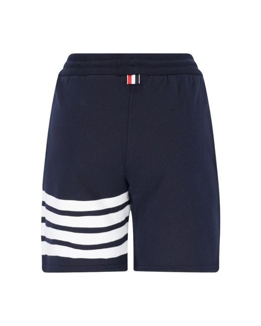 Thom Browne Blue Sportliche casual shorts