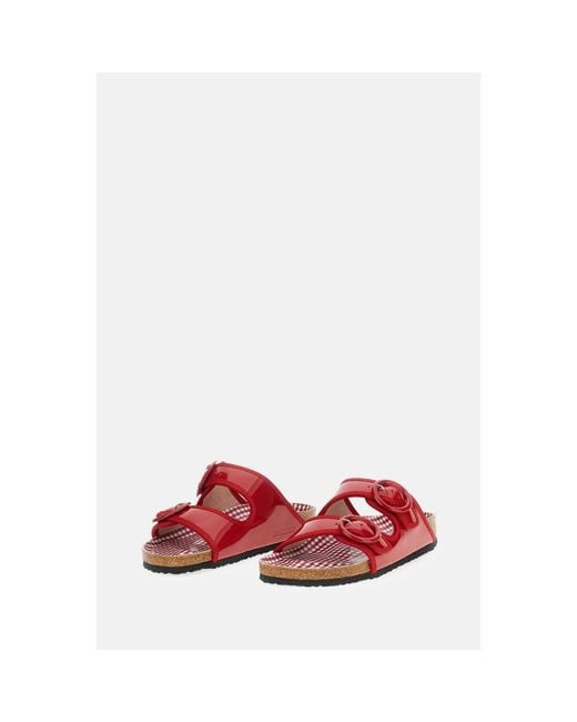 Birkenstock Red Sliders