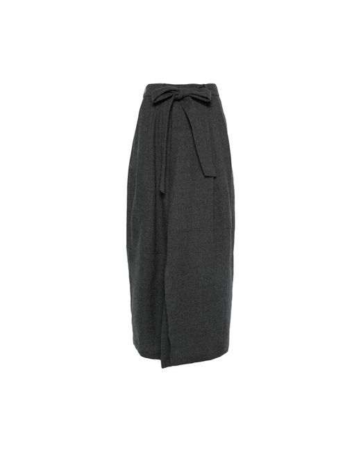 Alysi Midi Skirts in het Black