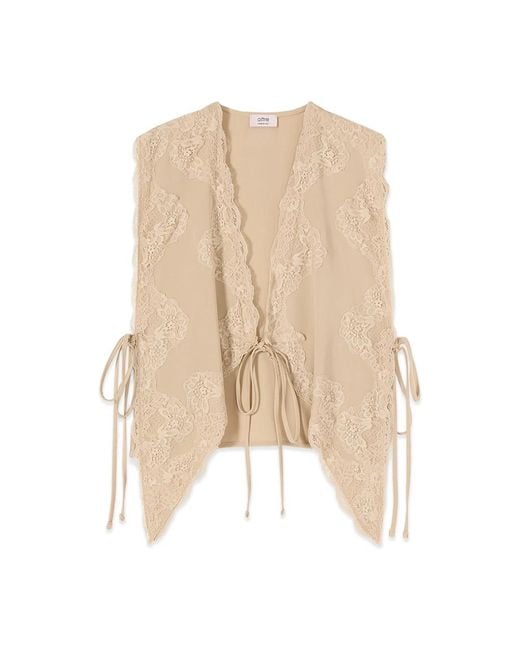 Oltre Jassen ,Suit Vests in het Natural