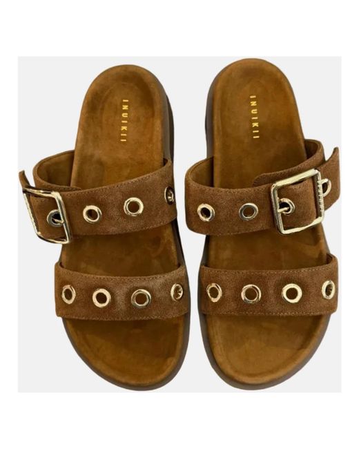 Inuikii Brown Sliders