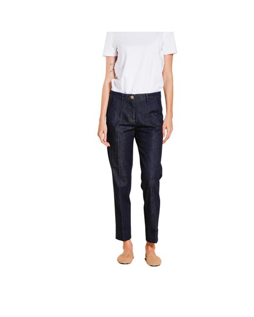 Mason's Blue Cropped Jeans
