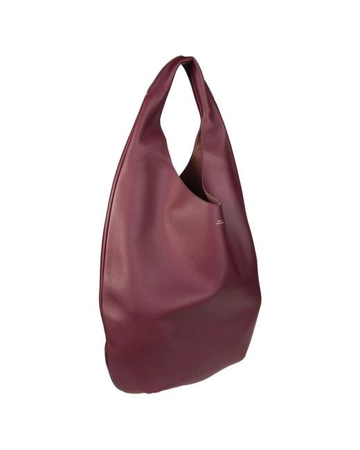 A.P.C. Red Shoulder Bags