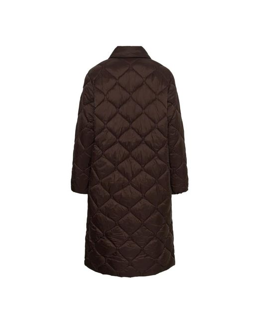 Single-Breasted Coats Part Two de color Brown