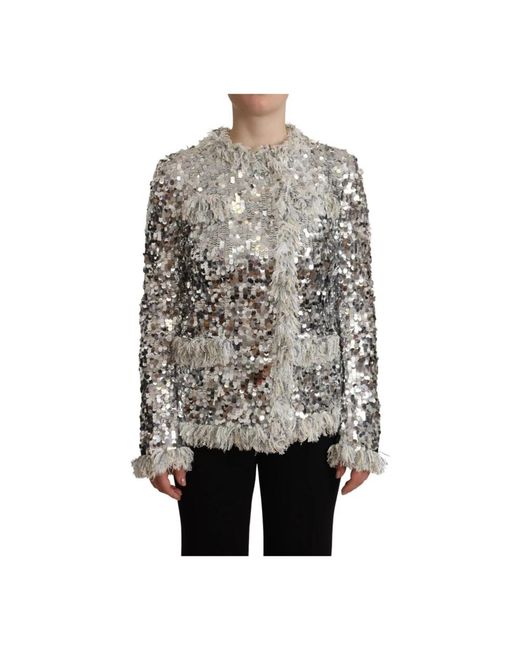 Dolce & Gabbana Gray Light Jackets