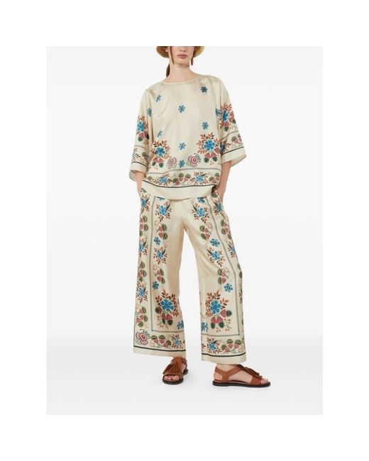 Weekend by Maxmara Metallic Wide Trousers