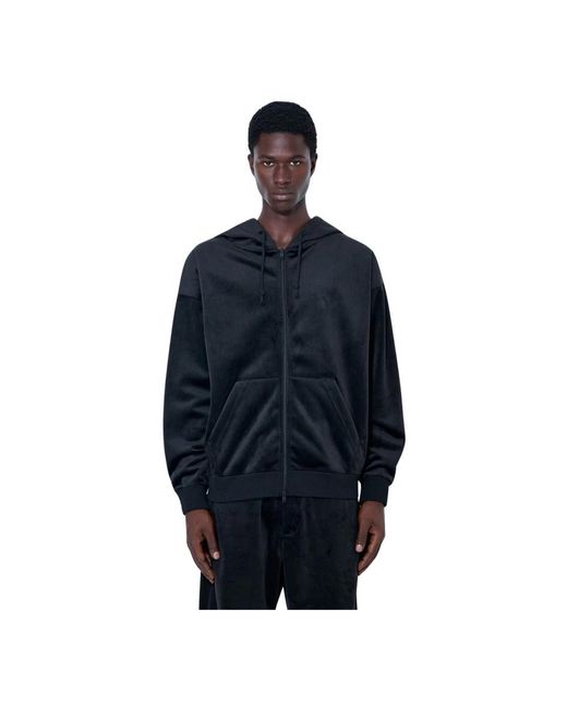 Y-3 Blue Zip-Throughs for men