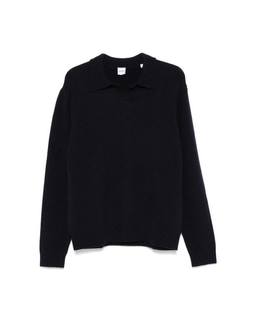 Aspesi Black V-Neck Knitwear for men