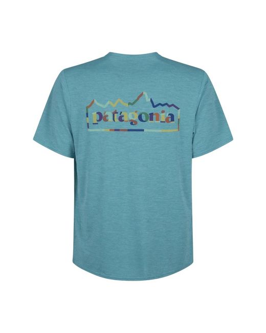Patagonia Grafisches cool daily shirt in Blue für Herren