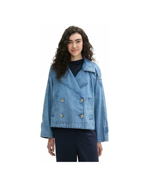 Tom Tailor Denim Jassen in het Blue