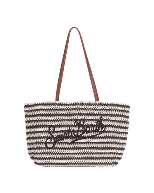 Mc2 Saint Barth Metallic Shopping Bags