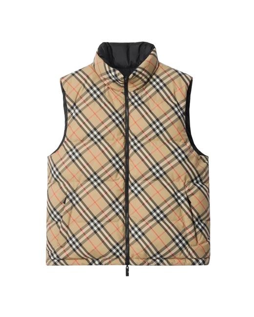 Burberry Vests in het Natural voor heren