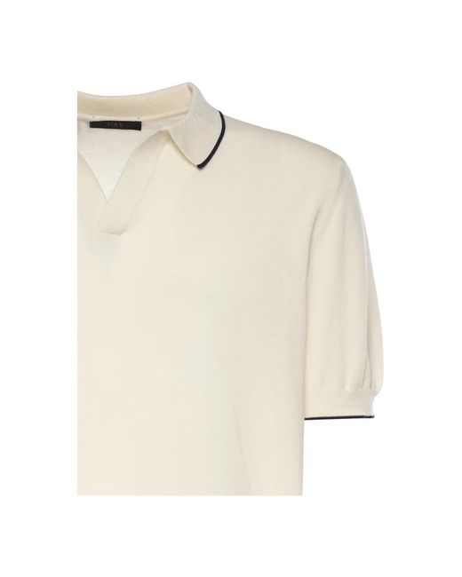 Fay Natural Polo Shirts for men