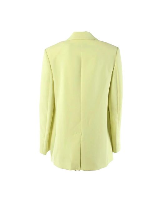 Pinko Jassen ,Geel ,Polyester Gele Blazer in het Yellow