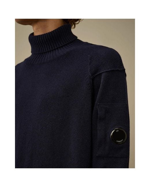 C P Company Blue Turtlenecks for men